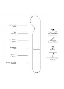 Wibrator do punktu G - Love Not War Kama Pomarańczowy