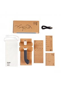 Wibrator do punktu G - Love Not War Liebe Szary