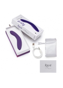 Wibrator do punktu G sterowany aplikacją - dopasowany do łechtaczki - We-Vibe Rave G-Spot Vibrator 