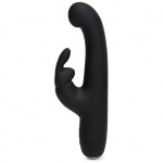 Wibrator do punktu G ze stymulatorem - Happy Rabbit Slimline G-Spot USB Rechargeable Rabbit Vibrator   
