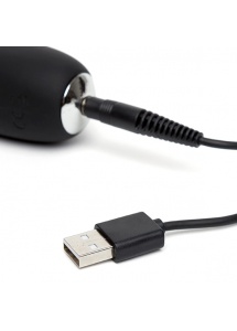 Wibrator do punktu G ze stymulatorem - Happy Rabbit Slimline G-Spot USB Rechargeable Rabbit Vibrator   