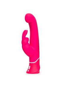 Wibrator do punktu G ze stymulatorem łechtaczki - Happy Rabbit G-Spot Pink  