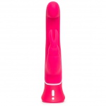 Wibrator do punktu G ze stymulatorem łechtaczki - Happy Rabbit G-Spot Pink  