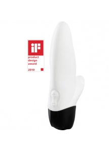 Wibrator króliczek (podwójny) FLASH FUN FACTORY CNC, biały