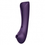 Wibrator grzejący pulsujący do punktu G - Zalo Queen Set G-Spot Pulsewave Vibrator   Fioletowy