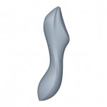 Wibrator i masażer bezdotykowy 3w1 - Satisfyer Curvy Trinity 3 Insertable Air Pulse Vibrator  