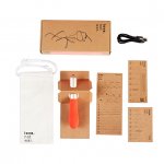 Wibrator i masażer łechtaczkowy - Love Not War Gra Pomarańczowy