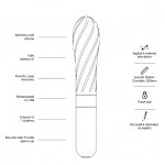 Wibrator i masażer łechtaczkowy - Love Not War Gra Pomarańczowy