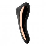Wibrator i masażer powietrzny 2w1 - Satisfyer Dual Kiss Insertable Air Pulse Vibrator   Czarny