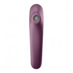 Wibrator i masażer powietrzny 2w1 - Satisfyer Dual Kiss Insertable Air Pulse Vibrator   Fioletowy