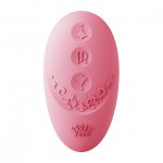 Wibrator i pierścień na penisa + pilot - Zalo Jessica Vibrator & Remote Control   Różowy