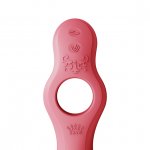 Wibrator i pierścień na penisa + pilot - Zalo Jessica Vibrator & Remote Control   Różowy