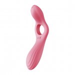 Wibrator i pierścień na penisa + pilot - Zalo Jessica Vibrator & Remote Control   Różowy