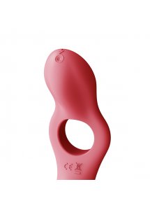 Wibrator i pierścień na penisa - Zalo Jessica Vibrator Różowy