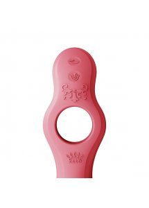 Wibrator i pierścień na penisa - Zalo Jessica Vibrator Różowy