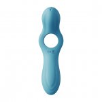 Wibrator i pierścień na penisa - Zalo Jessica Vibrator Niebieski