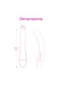 Wibrator klasyczny do punktu G - Intimina Raya Personal Massager