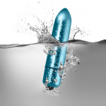 Wibrator klasyczny - Rocks-Off Frosted Fleurs   Niebieski