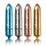 Wibrator klasyczny - Rocks-Off Frosted Fleurs   Różowe złoto