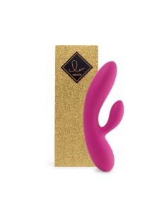 Wibrator króliczek - FeelzToys Lea Vibrator Medium  Glitter Czerwony