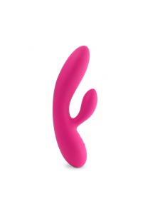 Wibrator króliczek - FeelzToys Lea Vibrator Medium  Glitter Czerwony