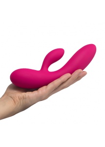 Wibrator króliczek - FeelzToys Lea Vibrator Medium  Glitter Czerwony