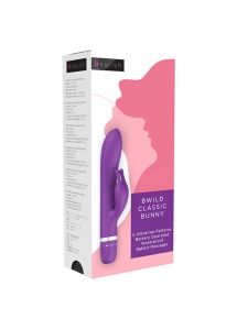 Wibrator króliczek stymulujący łechtaczkę  - B Swish bwild Classic Bunny Rabbit Vibrator   Fioletowy