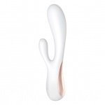 Wibrator króliczek z aplikacją - Satisfyer Mono Flex Vibrator   Biały