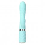 Wibrator króliczek z rotacją - Pillow Talk Lively Rabbit Vibrator   Niebieski