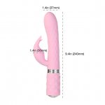 Wibrator króliczek z rotacją - Pillow Talk Lively Rabbit Vibrator   Różowy