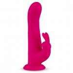 Wibrator króliczek z rotacją i przyssawką - FeelzToys Whirl-Pulse Rotating Rabbit Vibrator & Remote Control   Różowy