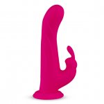 Wibrator króliczek z rotacją i przyssawką - FeelzToys Whirl-Pulse Rotating Rabbit Vibrator & Remote Control   Różowy