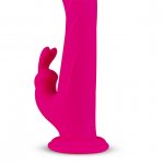 Wibrator króliczek z rotacją i przyssawką - FeelzToys Whirl-Pulse Rotating Rabbit Vibrator & Remote Control   Różowy