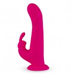 Wibrator króliczek z rotacją i przyssawką - FeelzToys Whirl-Pulse Rotating Rabbit Vibrator & Remote Control   Różowy
