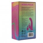 Wibrator króliczek z rotacją i przyssawką - FeelzToys Whirl-Pulse Rotating Rabbit Vibrator & Remote Control   Różowy