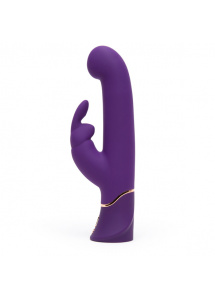 Wibrator króliczek z ruchem posuwistym - Fifty Shades of Grey Greedy Girl Power Thrust Motion G-Spot Vibrator  