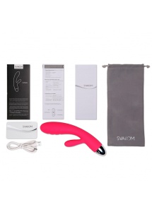 Wibrator miękki - Svakom Barbara Ultra-Soft Vibrator Czerwony