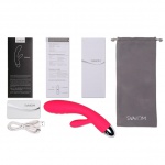 Wibrator miękki - Svakom Barbara Ultra-Soft Vibrator Czerwony