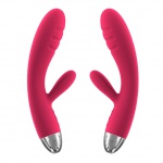 Wibrator miękki - Svakom Barbara Ultra-Soft Vibrator Czerwony