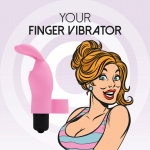 Wibrator na palec - FeelzToys Magic Finger Vibrator Różowy