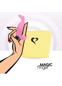 Wibrator na palec - FeelzToys Magic Finger Vibrator Różowy