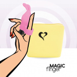 Wibrator na palec - FeelzToys Magic Finger Vibrator Różowy