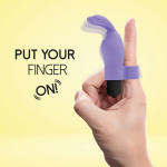 Wibrator na palec - FeelzToys Magic Finger Vibrator Fioletowy