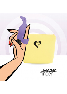 Wibrator na palec - FeelzToys Magic Finger Vibrator Fioletowy