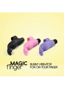 Wibrator na palec - FeelzToys Magic Finger Vibrator Fioletowy