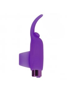 Wibrator na palec - PowerBullet Teasing Tongue With Mini Bullet 9 Functions   Fioletowy