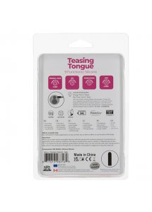 Wibrator na palec - PowerBullet Teasing Tongue With Mini Bullet 9 Functions   Różowy