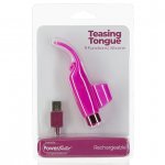 Wibrator na palec - PowerBullet Teasing Tongue With Mini Bullet 9 Functions   Różowy