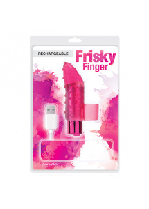 Wibrator na palec - Rechargeable Frisky Fun Massager   Różowy