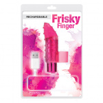 Wibrator na palec - Rechargeable Frisky Fun Massager   Różowy